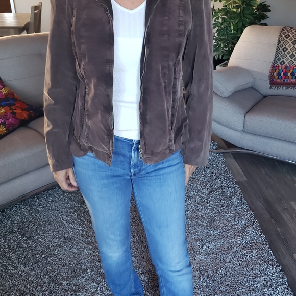 brown courderoy jacket - Picture 7 of 10